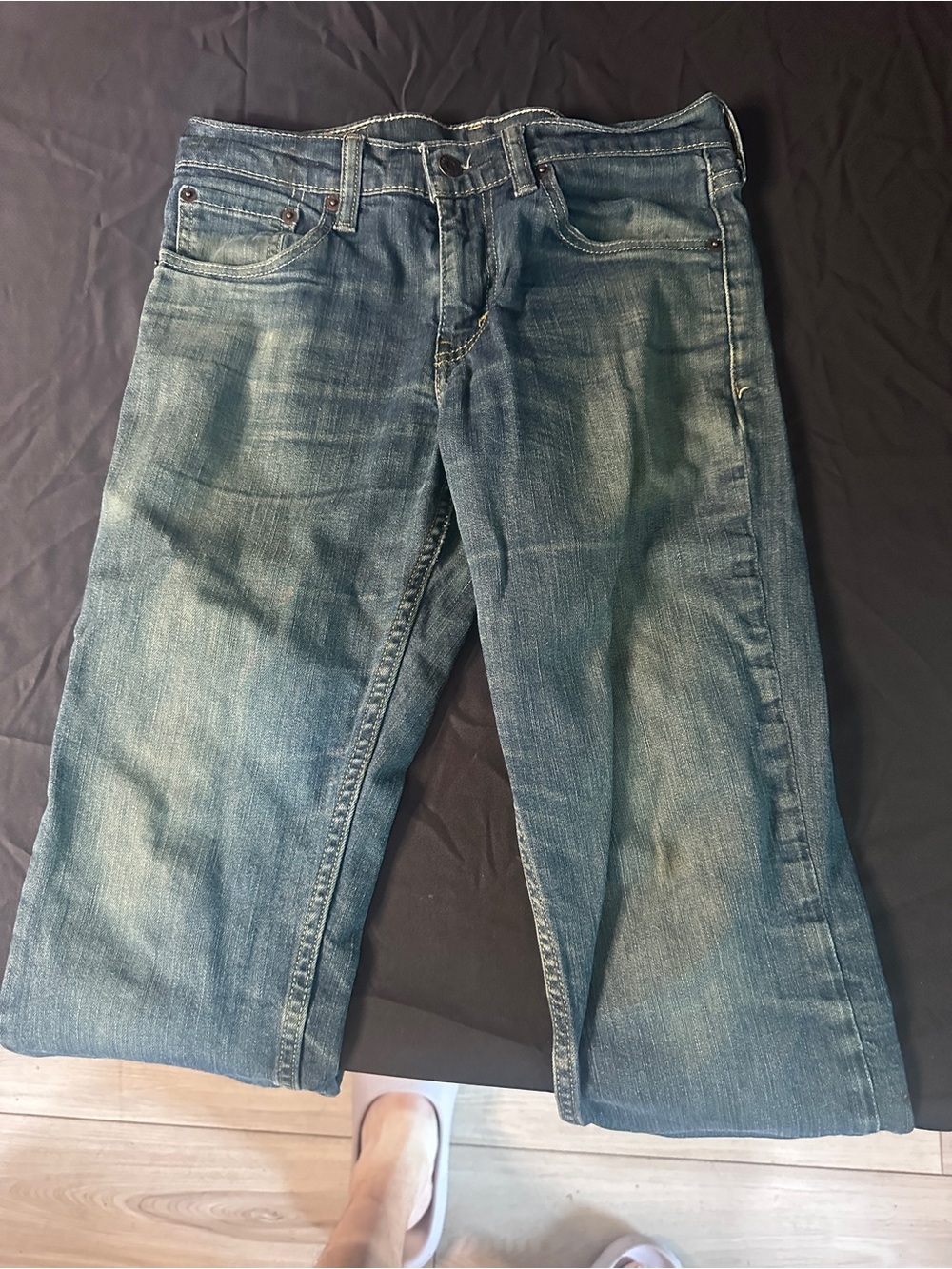 Men's Blue Denim Jeans - Classic Straight Fit-Levi’s 511-size 29/30